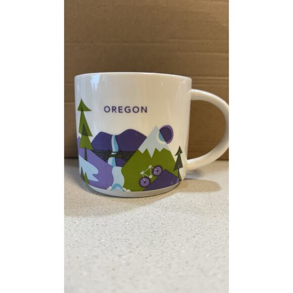 Starbucks Oregon Coffee Tea Mug Been There 2016 Cup You Are Here Collectible - Picture 1 of 4